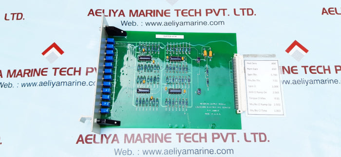Louisiana 160015 metering output module 94V-0