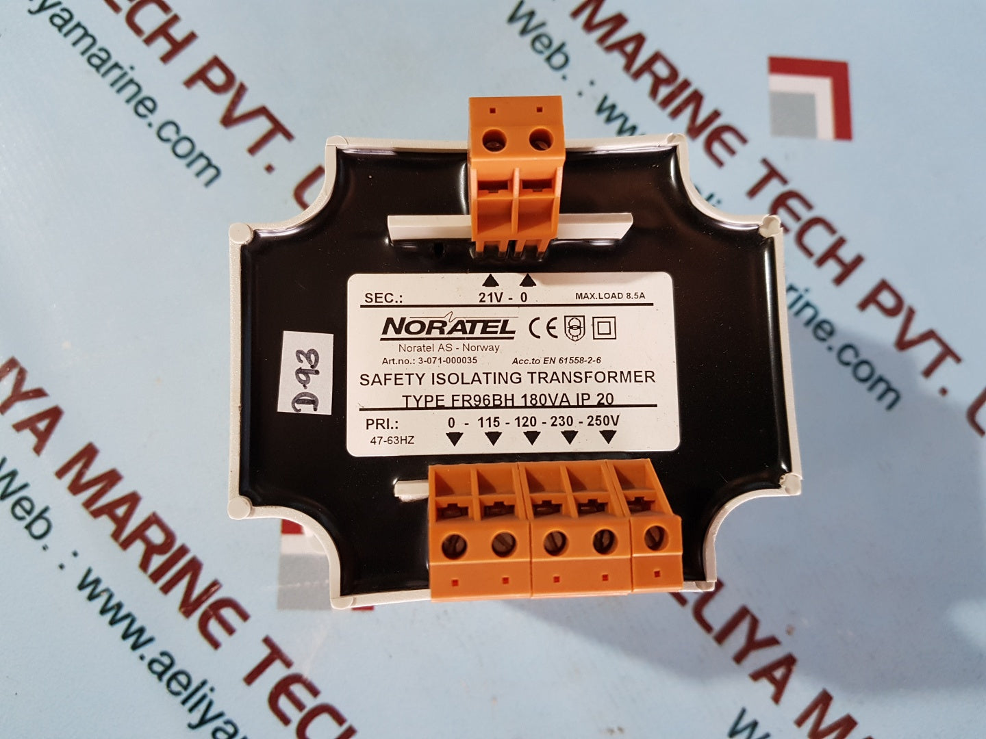 Noratel fr96bh 180va ip20 safety isolating transformer