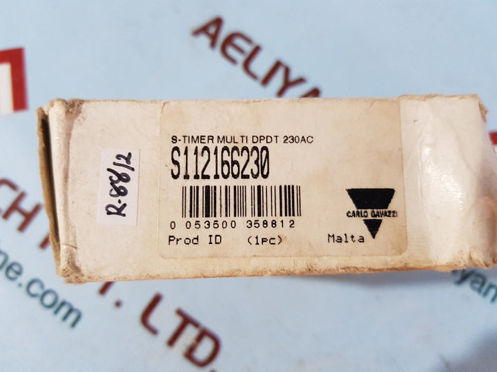 Carlo Gavazzi S 112 166 230 Interval Timer 230V 50/60Hz 3Va 8A 250V