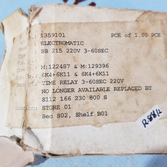 Carlo Gavazzi S 112 166 230 Interval Timer 230V 50/60Hz 3Va 8A 250V
