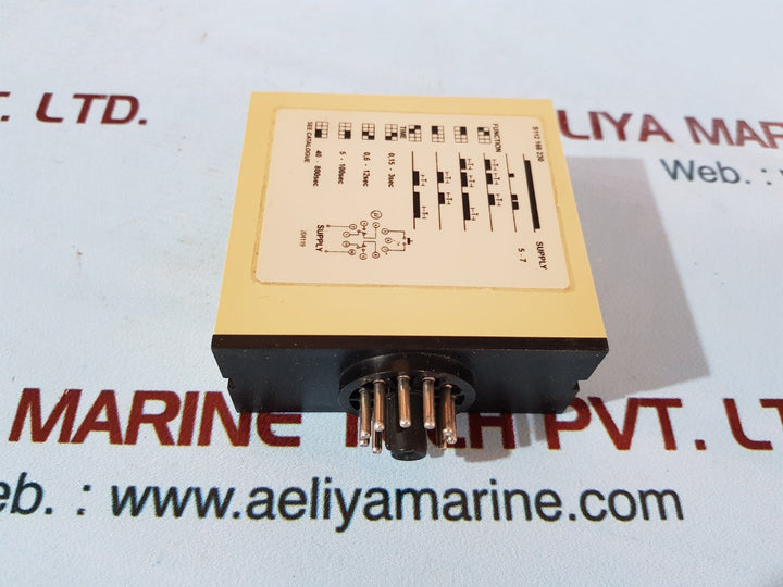 Carlo Gavazzi S 112 166 230 Interval Timer 230V 50/60Hz 3Va 8A 250V