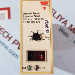 Carlo Gavazzi S 112 166 230 Interval Timer 230V 50/60Hz 3Va 8A 250V