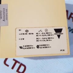 Carlo Gavazzi S 112 166 230 Interval Timer 230V 50/60Hz 3Va 8A 250V
