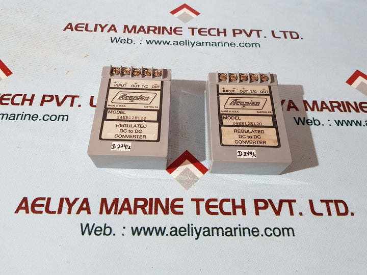 Acopian 24eb12e120 regulated dc to dc converter