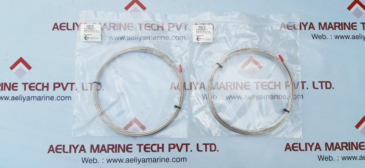 Sge 062411 Stainless Steel Tube 2Mm X1Mm X3M Long