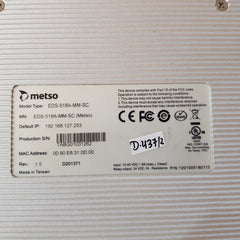 Metso Eds-518a-Mm-Sc Ethernet Switch 1201005180113
