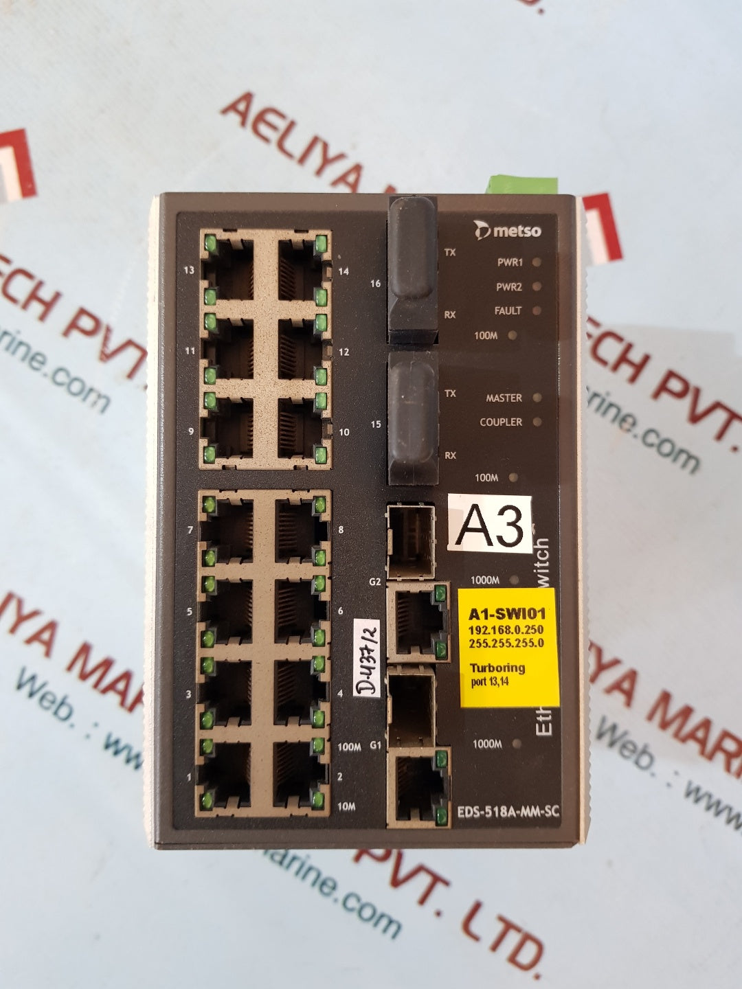 Metso Eds-518a-Mm-Sc Ethernet Switch 1201005180113
