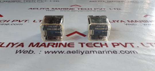 Lot of 3X Fujitsu 233ND-4T Relay FRL230 24V DC - Aeliya Marine Tech