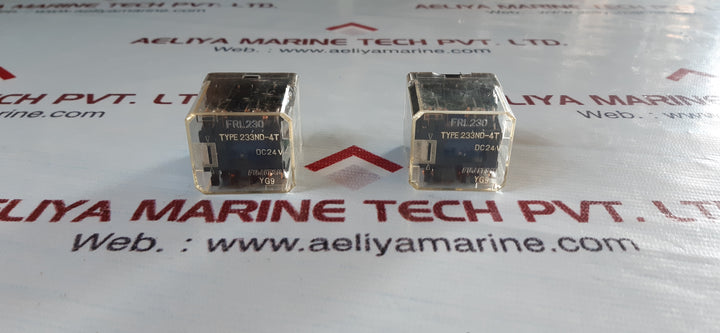 Lot of 3X Fujitsu 233ND-4T Relay FRL230 24V DC - Aeliya Marine Tech