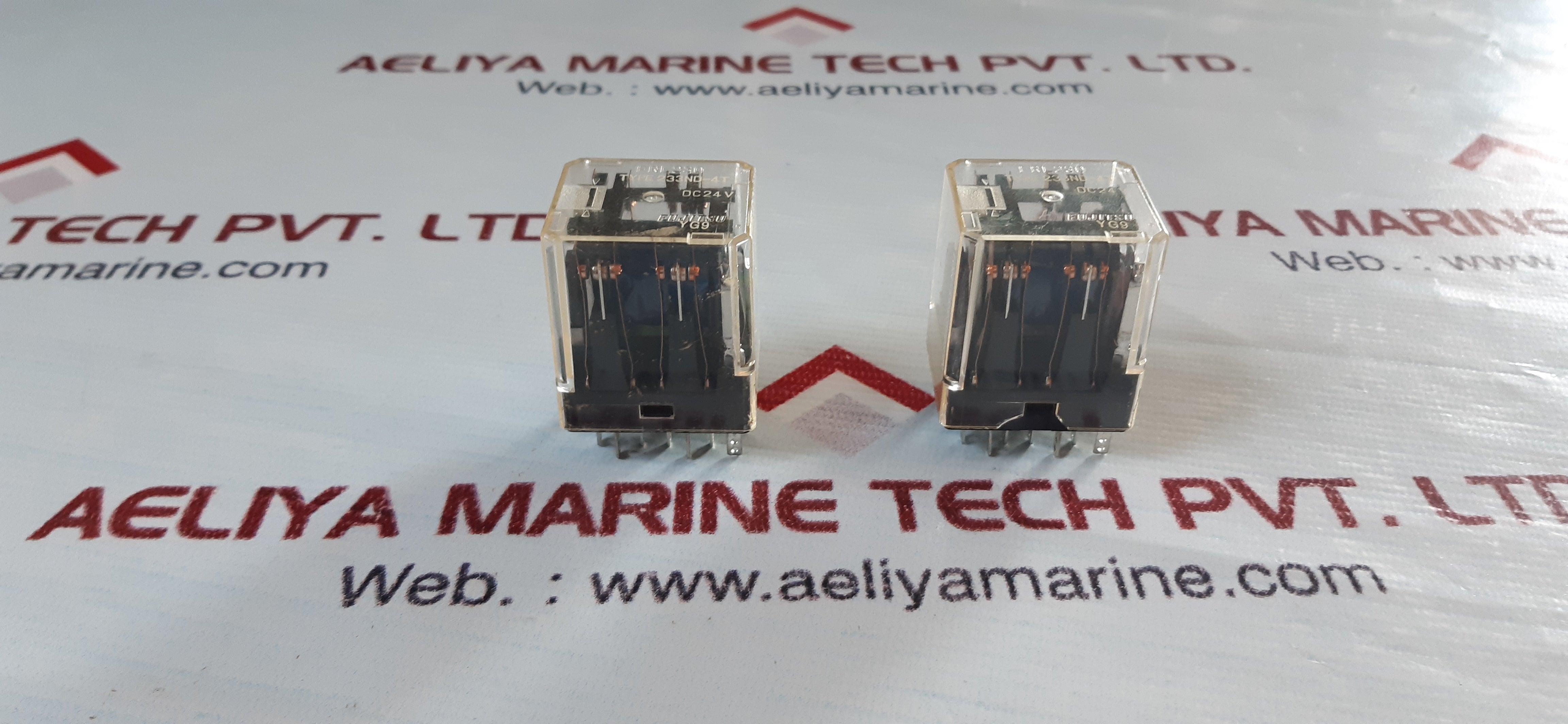 Lot of 3X Fujitsu 233ND-4T Relay FRL230 24V DC - Aeliya Marine Tech