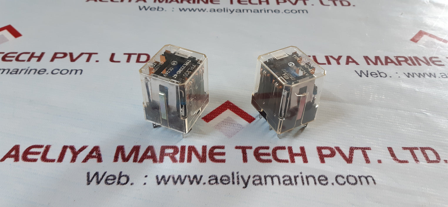 Lot of 3X Fujitsu 233ND-4T Relay FRL230 24V DC - Aeliya Marine Tech