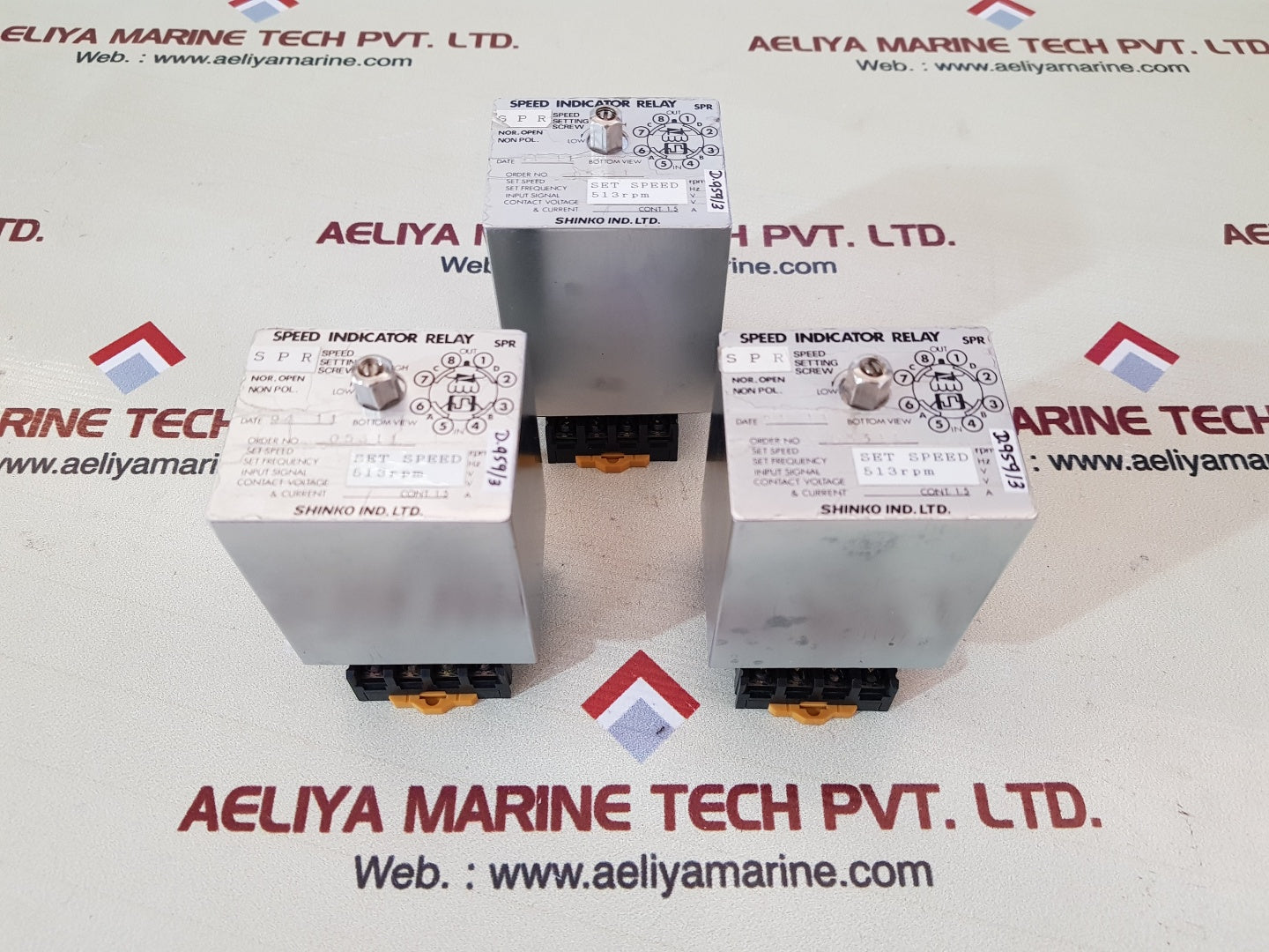 Shinko Speed Indicator Relay 8 Pin Set Spee 513 Rpm