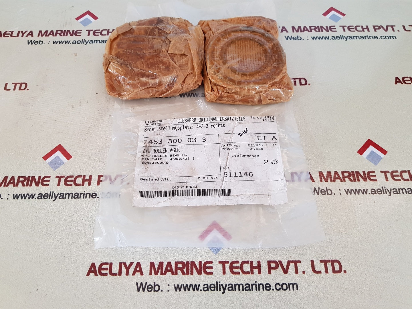 Liebherr z453300033 cyl roller bearing