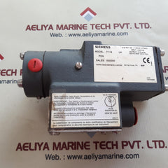 Siemens 77-16 i-p transducer 4-20ma 3-15psig