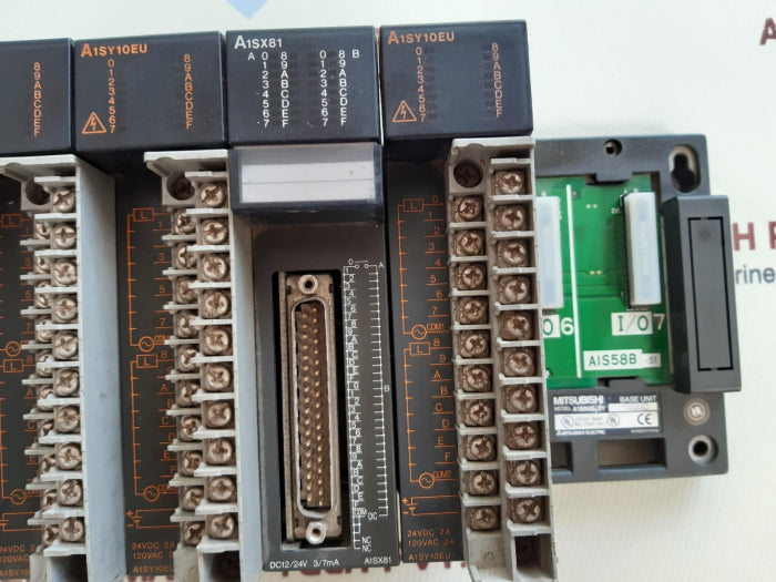 Mitsubishi a1sy10eu a1sx81 unit a1s58b-s1 base unit