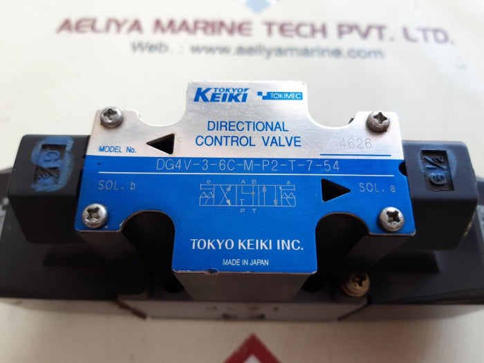 Tokyo keiki dg4v-3-6c-m-p2-t-7-54 directional control valve