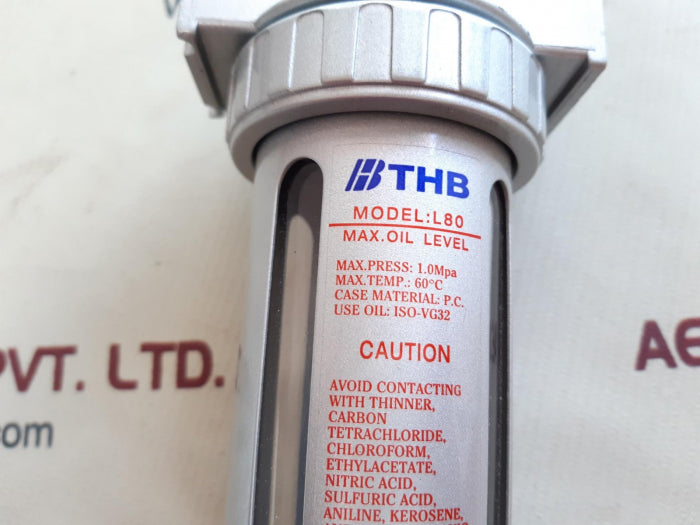 Thb l80 max.oil level