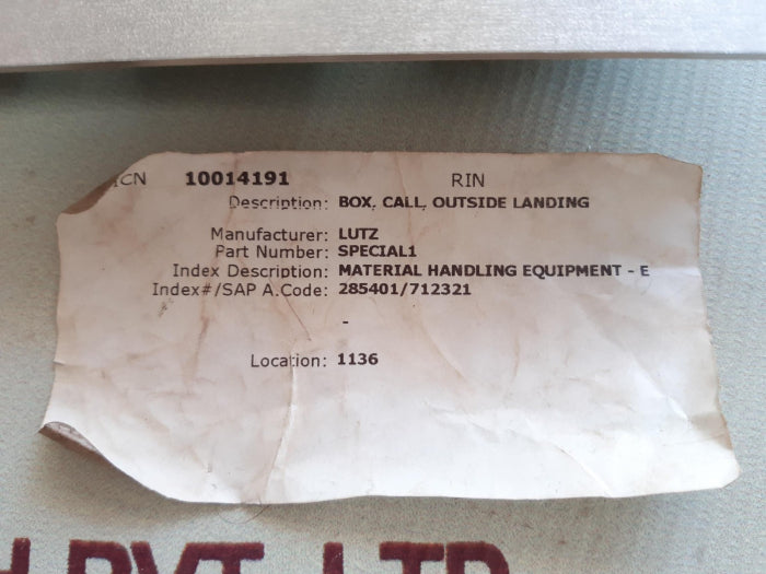 Lutz special1 material handling equipment-e
