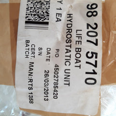 Life boat hydrostatic unit 98 207 5710