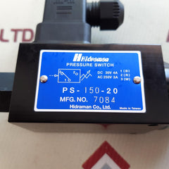 Hidraman ps-150-20 pressure switch