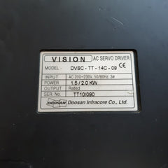 Doosan vision dvsc-tt-14c-09 ac servo driver ac 200~230v