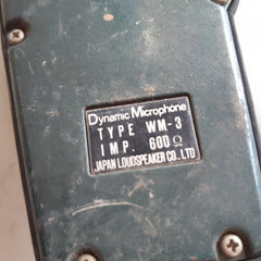 Japan loudspeaker wm-3 dynamic microphone 1.550