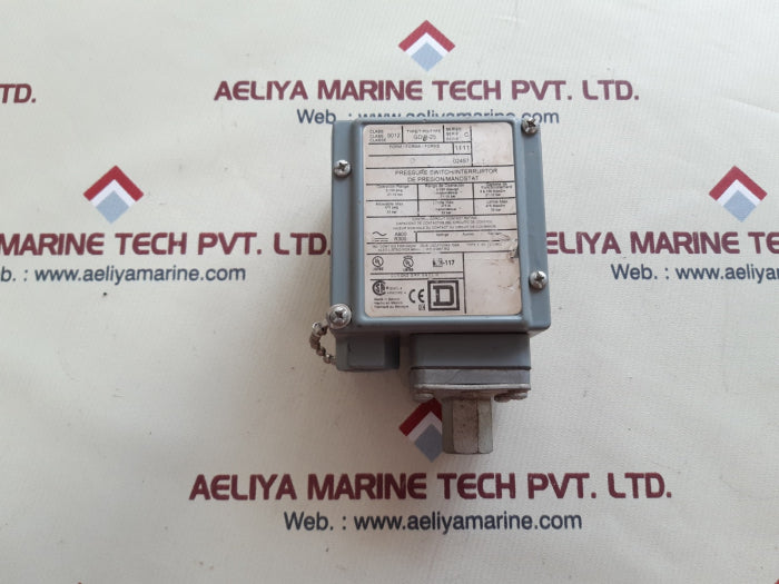 Square D 9012 gdw-25 pressure switch ser.C