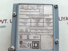 Square D 9012 gdw-25 pressure switch ser.C