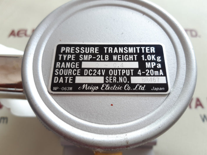 Meiyo electric smp-2lb pressure transmitter 0~0.4 mpa