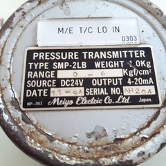Meiyo Smp-2Lb Pressure Transmitter 0-6 Kgf/Cm²