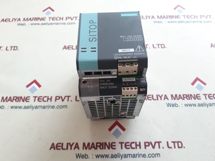 Siemens 6Ep1 334-3Ba00 Sitop Modular 10A 1/2Ph Power Supply
