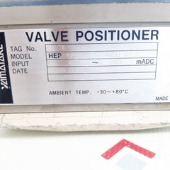 Yamatake hep 17-13bldy7rgsr-a1-x valve positioner