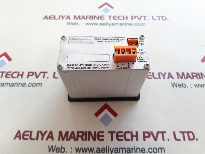 Beka ba527c 4½ digit indicator 4/20ma