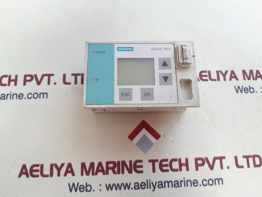 Siemens sirius 3rw4900-0ac00 display