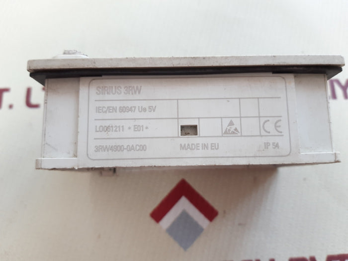 Siemens sirius 3rw4900-0ac00 display