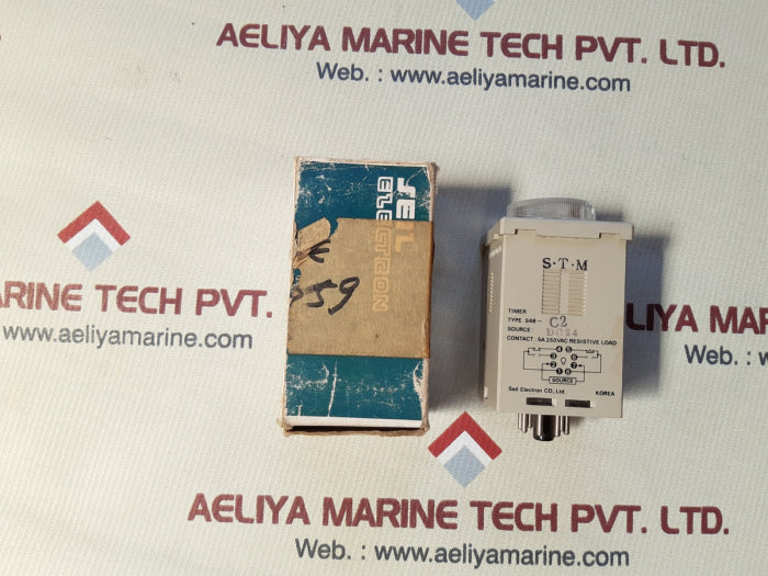 Seil electron s48-c2 timer relay 5a 250vac