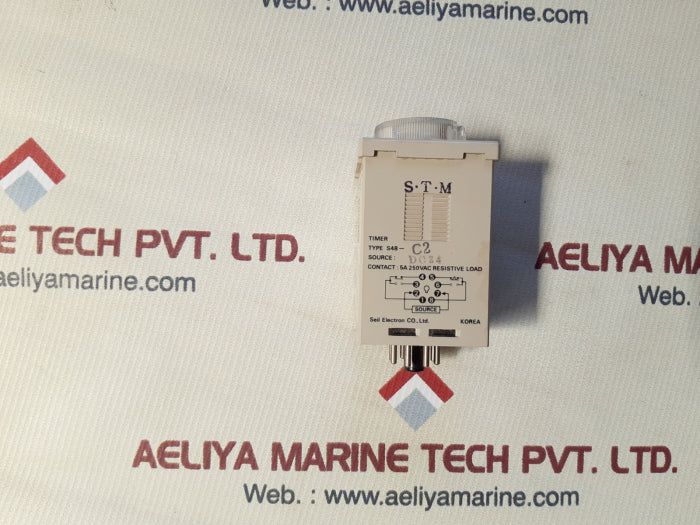 Seil electron s48-c2 timer relay 5a 250vac