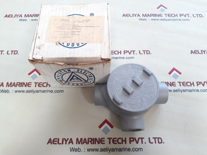 Appleton gr-efhc o-z/gedney gua-gueb outlet box guat36