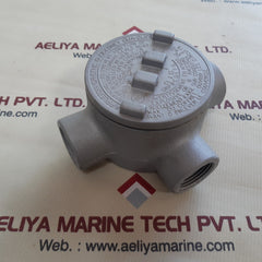 Appleton gr-efhc o-z/gedney gua-gueb outlet box guat36