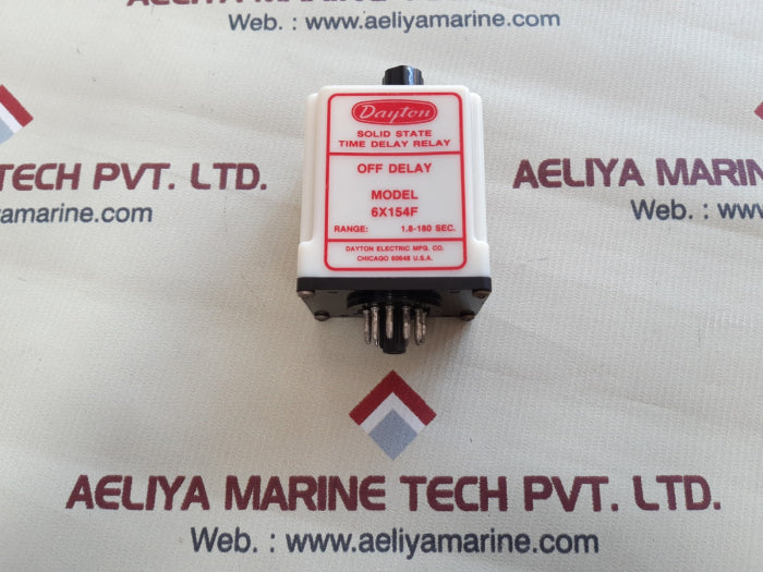Dayton 6×154f solid state time delay relay