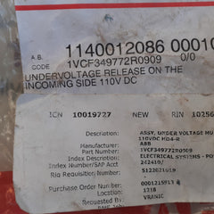 Abb 1vcr002948g0003 1vc113003482a04 mechanism supply volatage