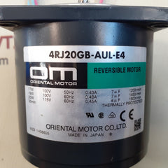 Oriental motor 4rj20gb-aul-e4 reversible motor