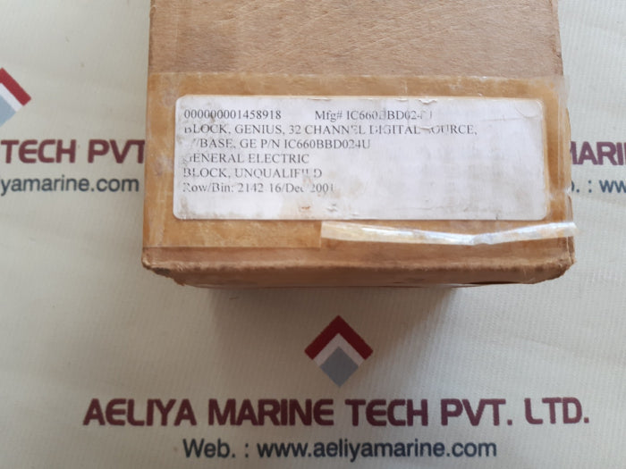 Ge fanuc ic660bbd024u genius input/output module ic660tbd024k