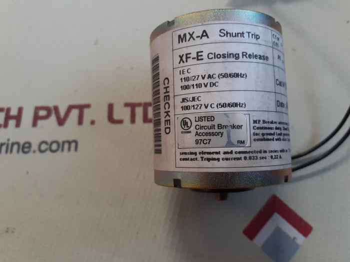 Mx-a Shunt Trip Circuit Breaker 50/60Hz