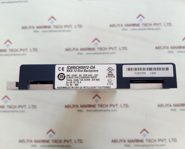 Ge ic695chs012-da rx3i 12 slot backplane