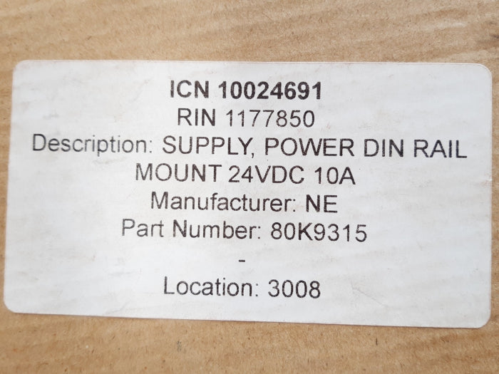 Emerson sdn 10-24-100p power supply