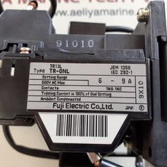 Fuji Electric Tr-onl Thermal Overload Relay Tr13L 6-9A 600V