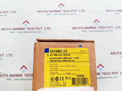 Square d 2510-mc03 motor starter ser A