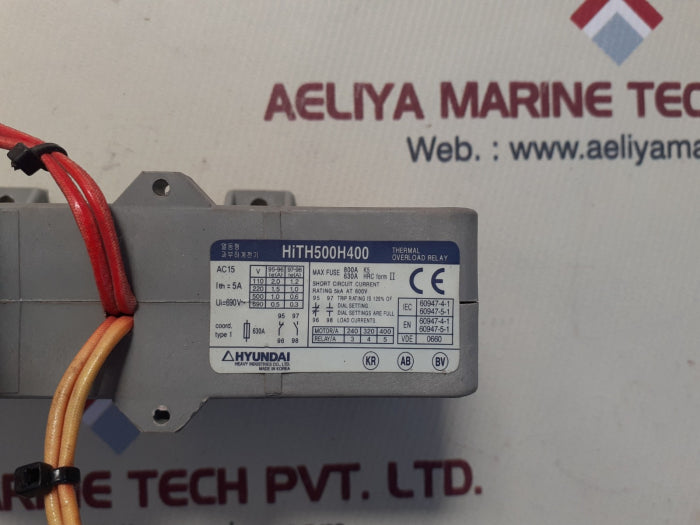 Hyundai Hith-22H Thermal Overload Relay 5A 600V