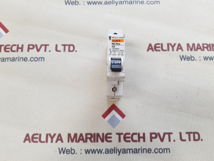 Merlin gerin multi9 nc45a c6 circuit breaker